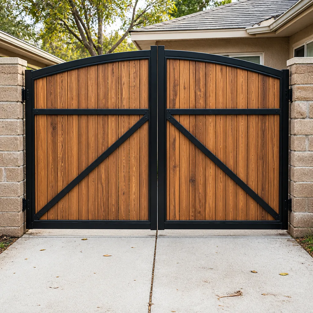 Wood & steel frame